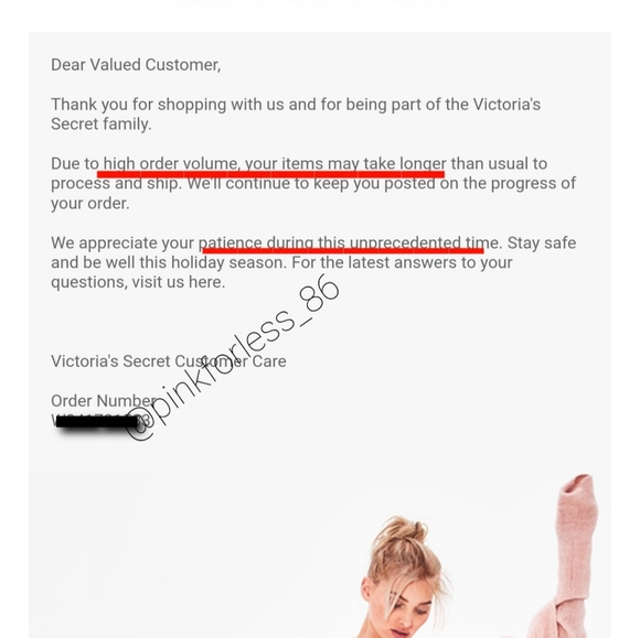 PLEASE READ!!! VS PINK PSA- SHIPPING UPDATE - Picture 4 of 12
